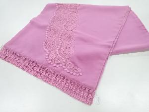 ビロードレース花模様ショール